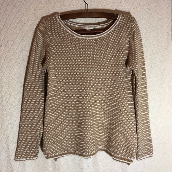 J. Crew Chevron-Stitch Boatneck Sweater - Picture 2 of 6